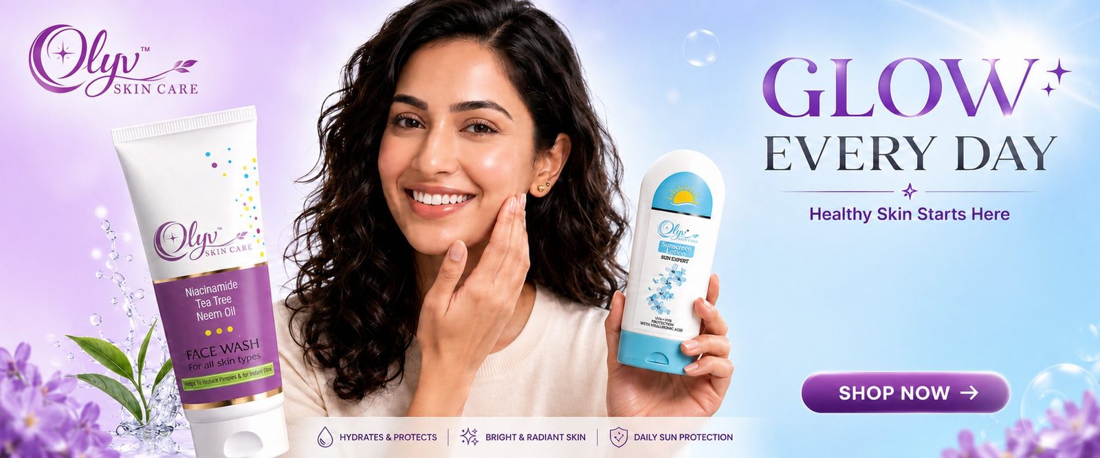 Olyv skin care Banner Deal