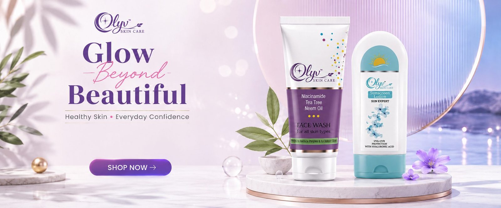 Olyv skin care Banner Deal 3