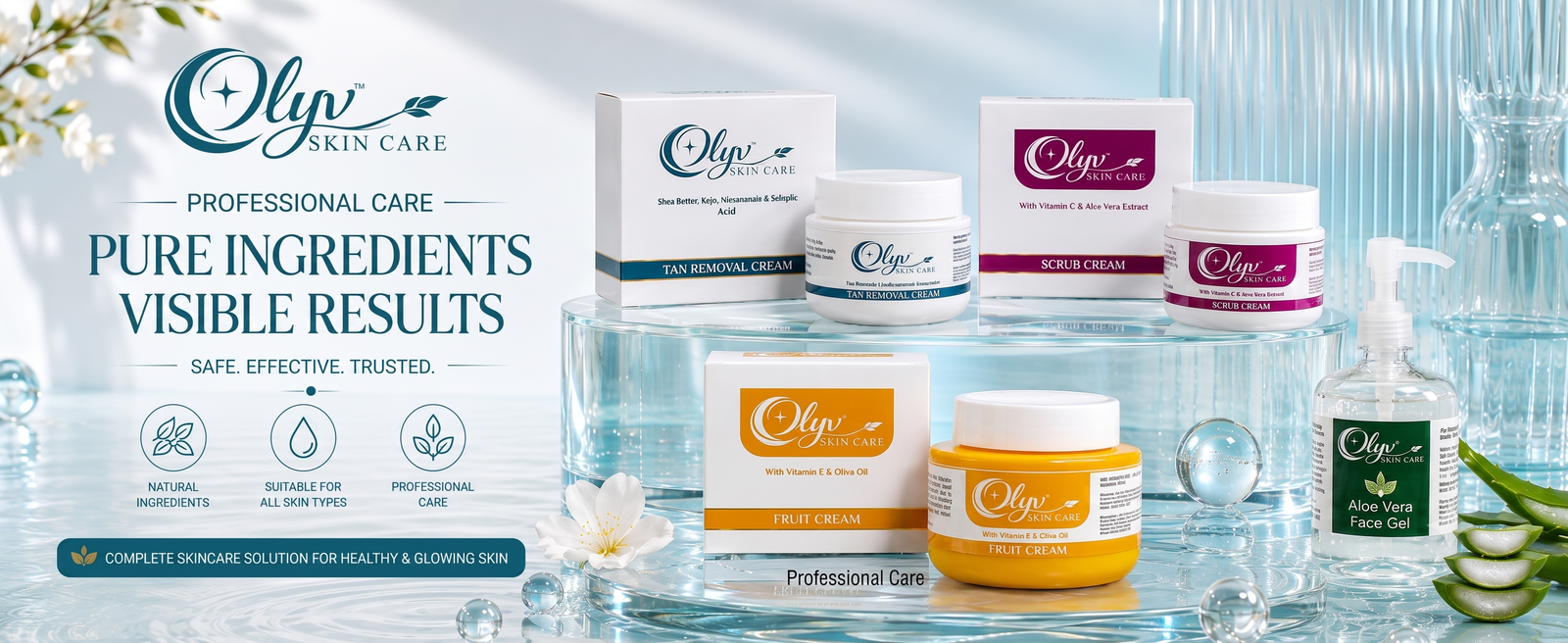 Olyv skin care Banner Deal 3