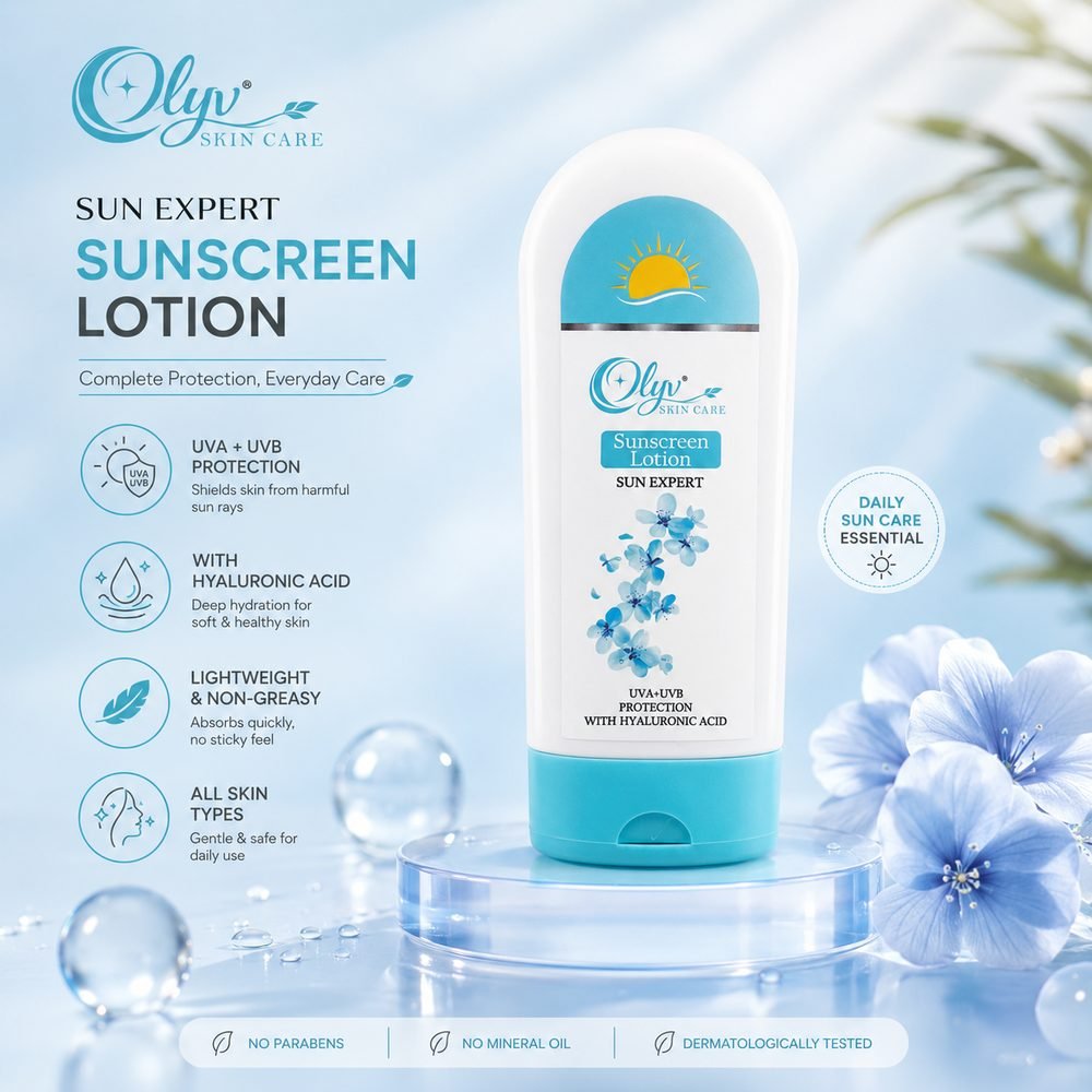 Olyv Skincare Sunscreen Lotion